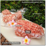 Australia LAMB MINCE 85CL daging domba muda giling frozen 2kg (price/kg)